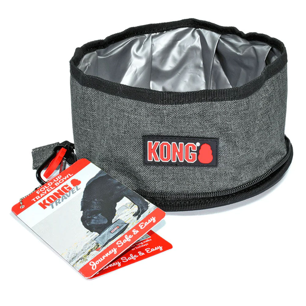 Kong Travel Fold-Up Bowl For Dogs 