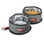 Kong Travel Fold-Up Double Bowl Set For Dogs 