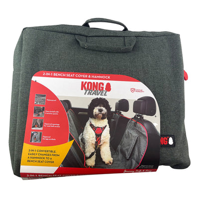 Kong Travel 2 In 1 Bench Seat Cover & Hammock For Dogs