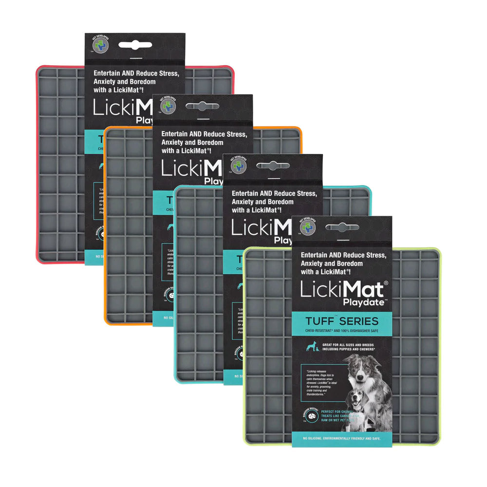 Lickimat Tuff Playdate Dog Turquoise