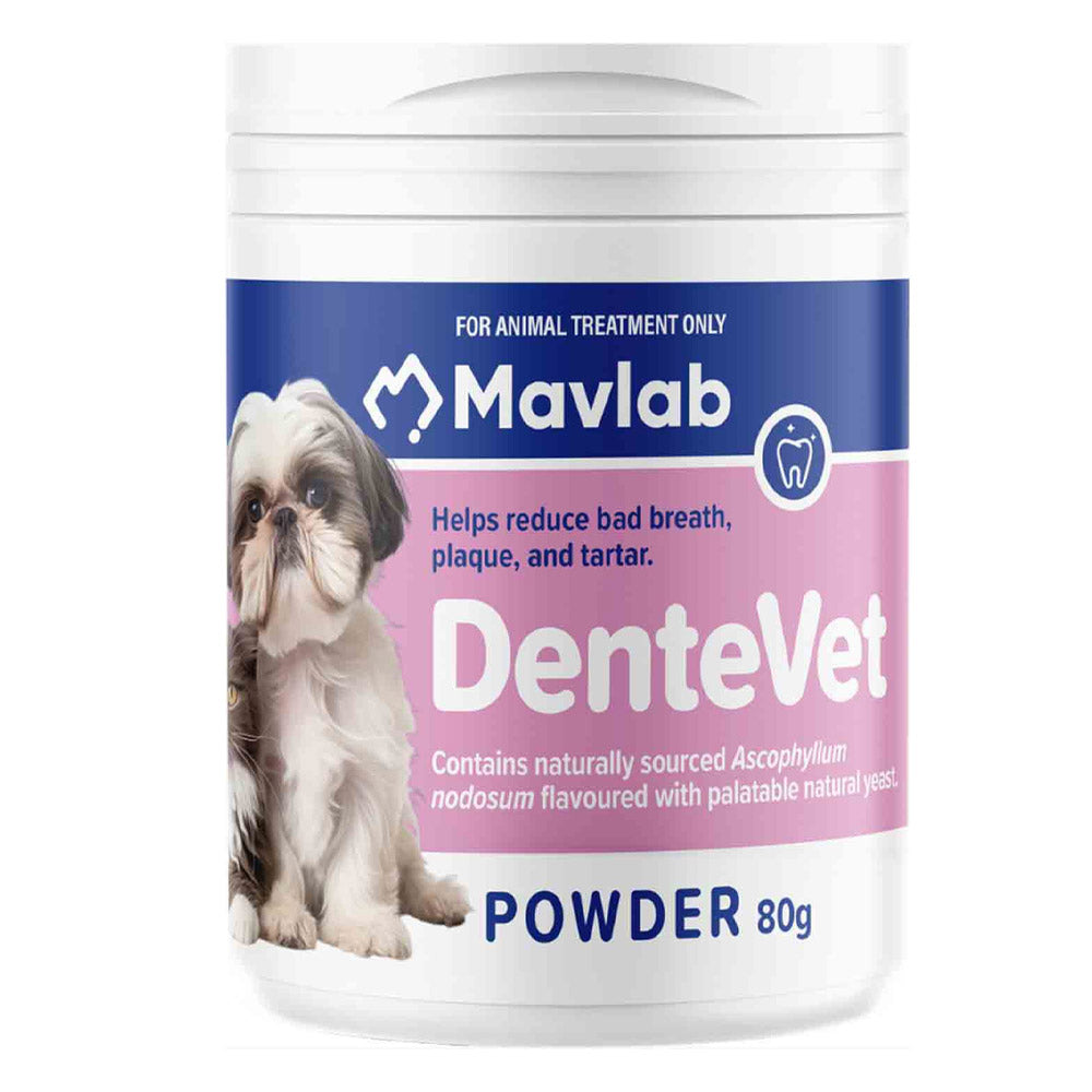 Mavlab DenteVet Anti Plaque Powder For Dogs and Cats