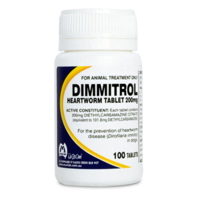 Dimmitrol Tablets For Dogs 200Mg