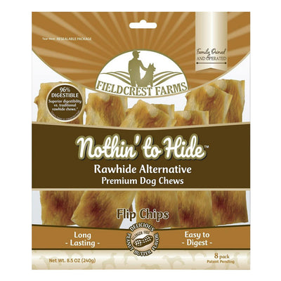 Nothin' To Hide Flip Chips Peanut Butter Flavor Dog Treats - 8 Pieces