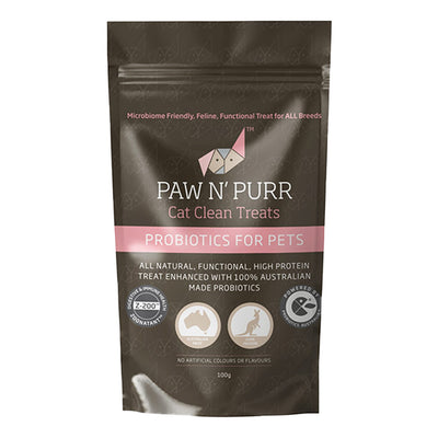 Ipromea Paw N Purr Probiotic Clean Treats For Cats 