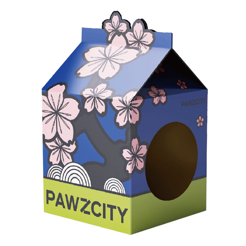 Pawzcity Tetra-Pak Cat Scratcher House