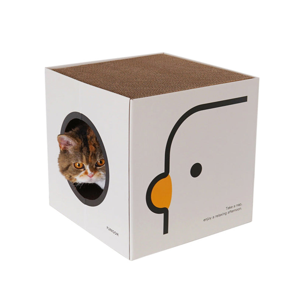 Purroom Cat House - Double Scratching Boards 