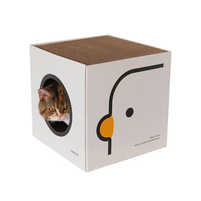 Purroom Cat House - Double Scratching Boards