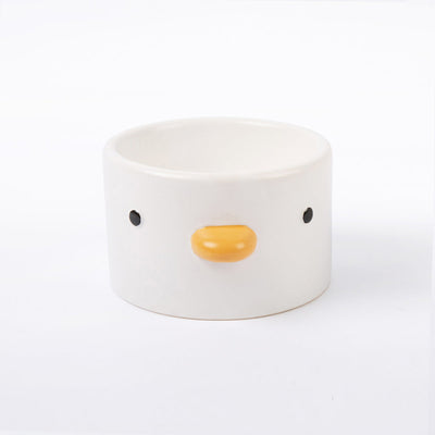 Purroom Elevated Chick Ceramic Pet Bowl