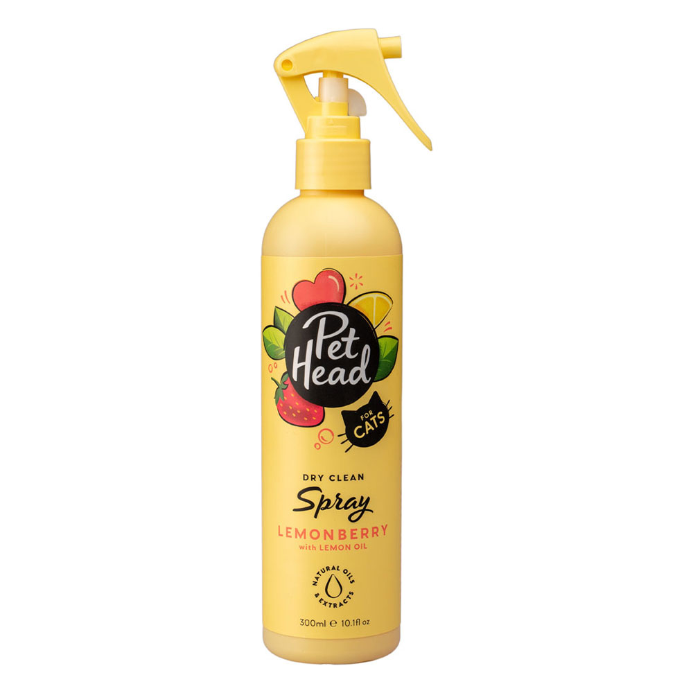 Pet Head Felin Good Dry Clean Lemonberry Spray For Cats 