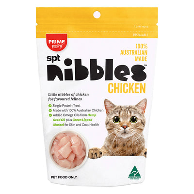 Prime Pantry Nibbles Spt Single Protein Chicken Treats For Cats 40 Gm 