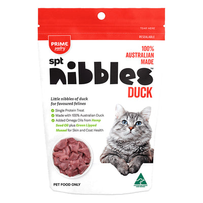 Prime Pantry Nibbles Spt Single Protein Duck Treats For Cats 40 Gm 
