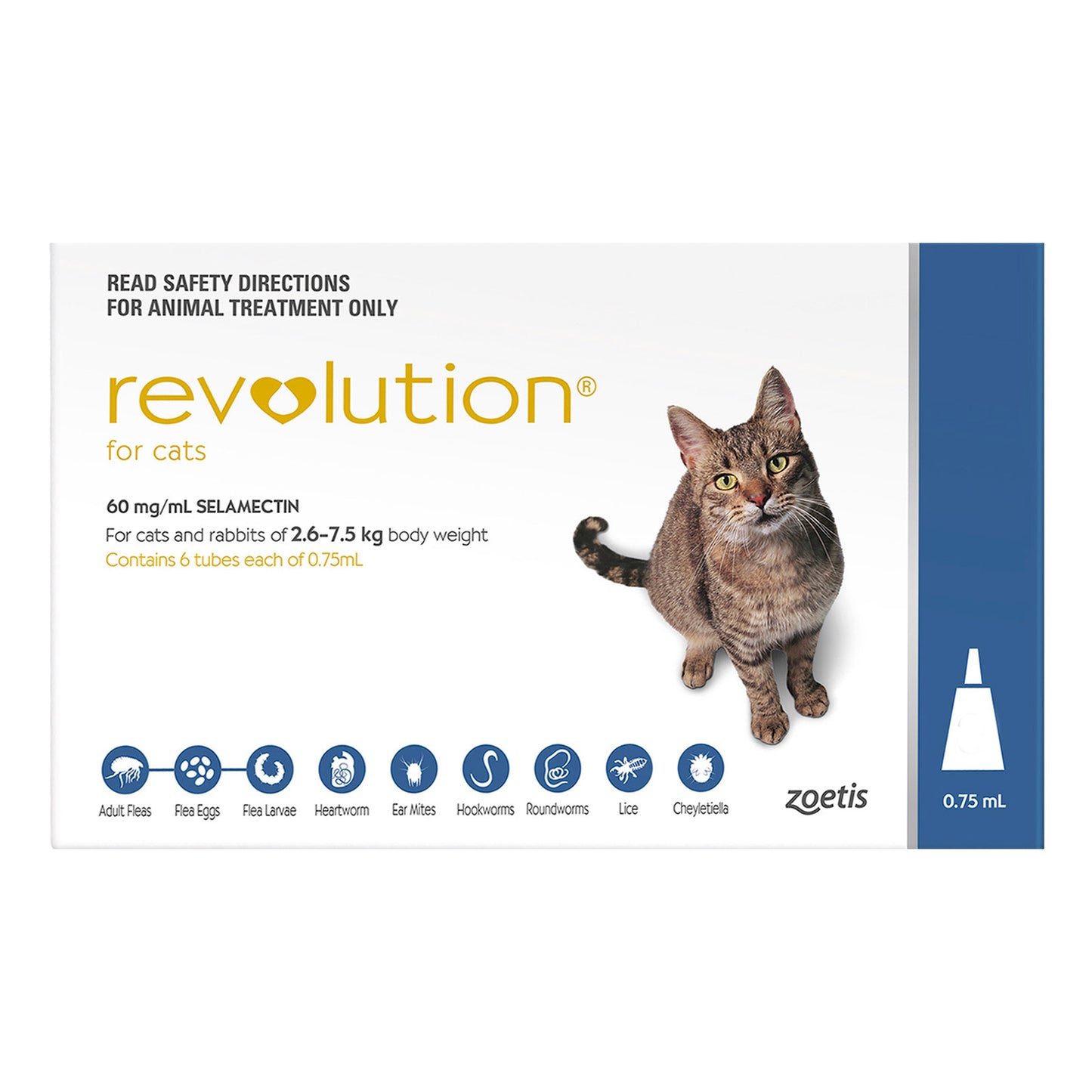 Revolution (Selamectin) - Large Cats (Blue)