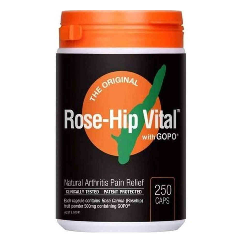 Rose Hip Vital with GOPO Natural Arthritis Pain Relief Capsules for Dogs