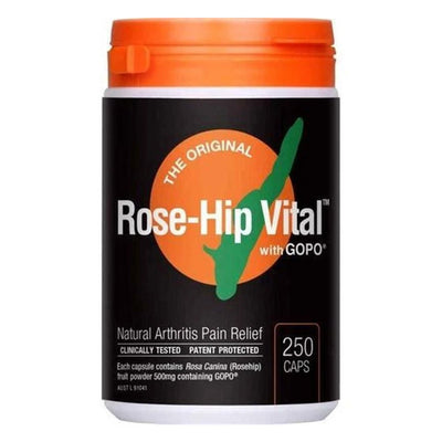 Rose Hip Vital with GOPO Natural Arthritis Pain Relief Capsules for Dogs