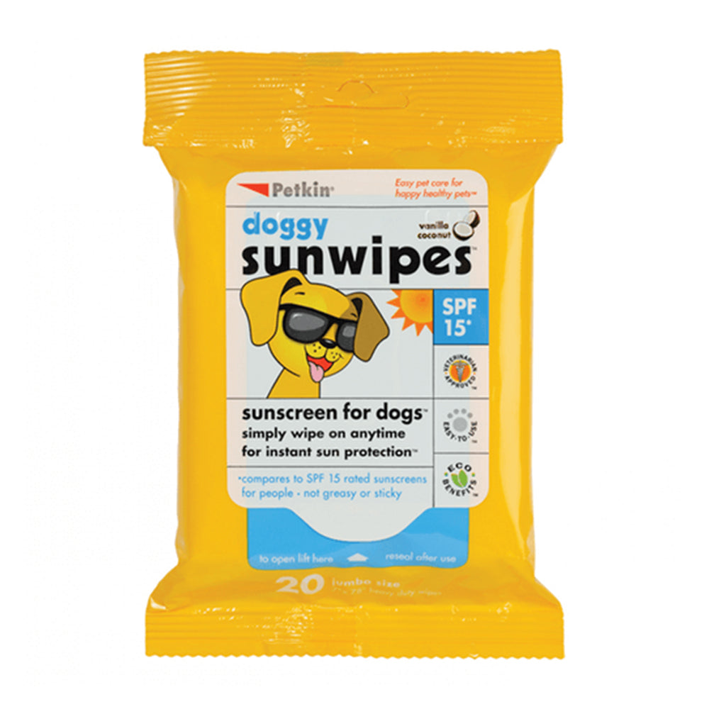 Petkin Doggy Sunwipes Spf15