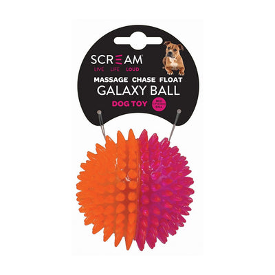 Scream Galaxy Ball Dog Toy