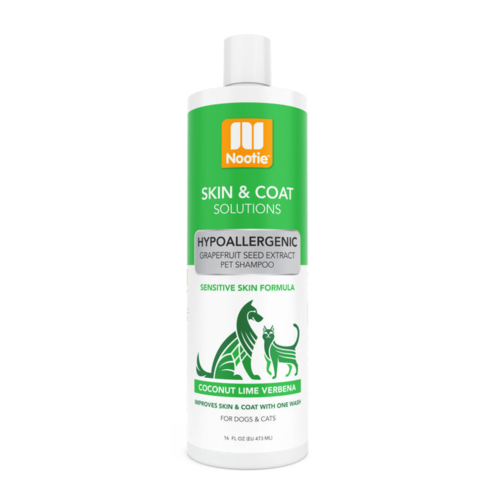 Nootie Skin & Coat Solutions Hypoallergenic Coconut Lime Verbena Shampoo for Dogs & Cats