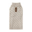 Snooza Wear Knit Polo Dog Sweater Oatmeal