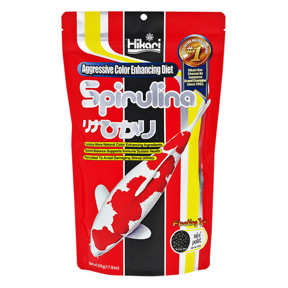 Hikari Spirulina Aggressive Color Enhancing Fish Food - Mini