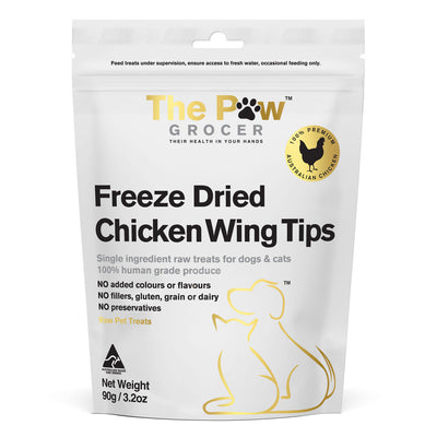 The Paw Grocer Freeze Dried Chicken Wing Tips Dog And Cat Treats