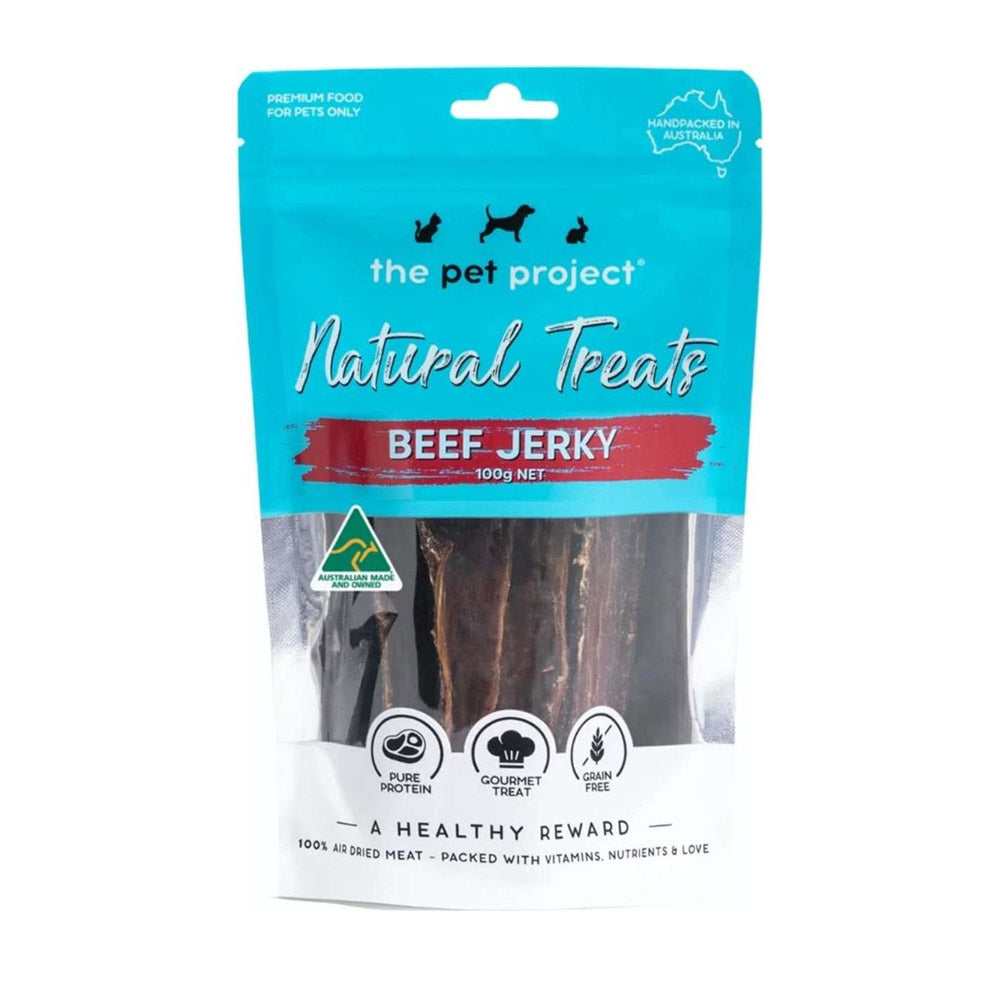 The Pet Project Beef Jerky Dog Treats 