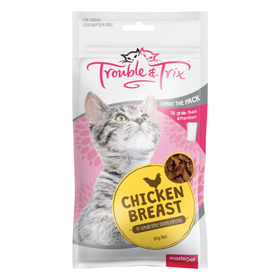 Trouble & Trix Chicken Breast Cat Treats 85Gm