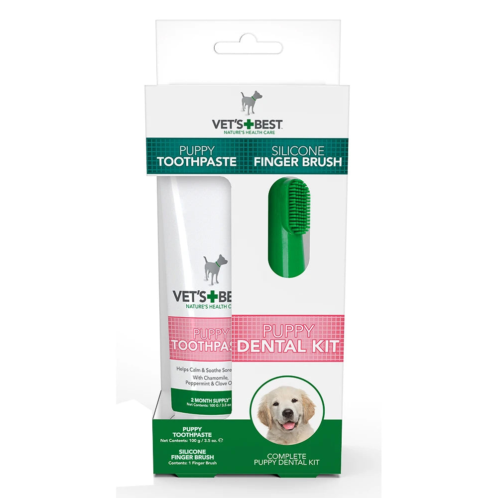 Vet's Best Nature's Health Care Dental Care Kits for Puppies