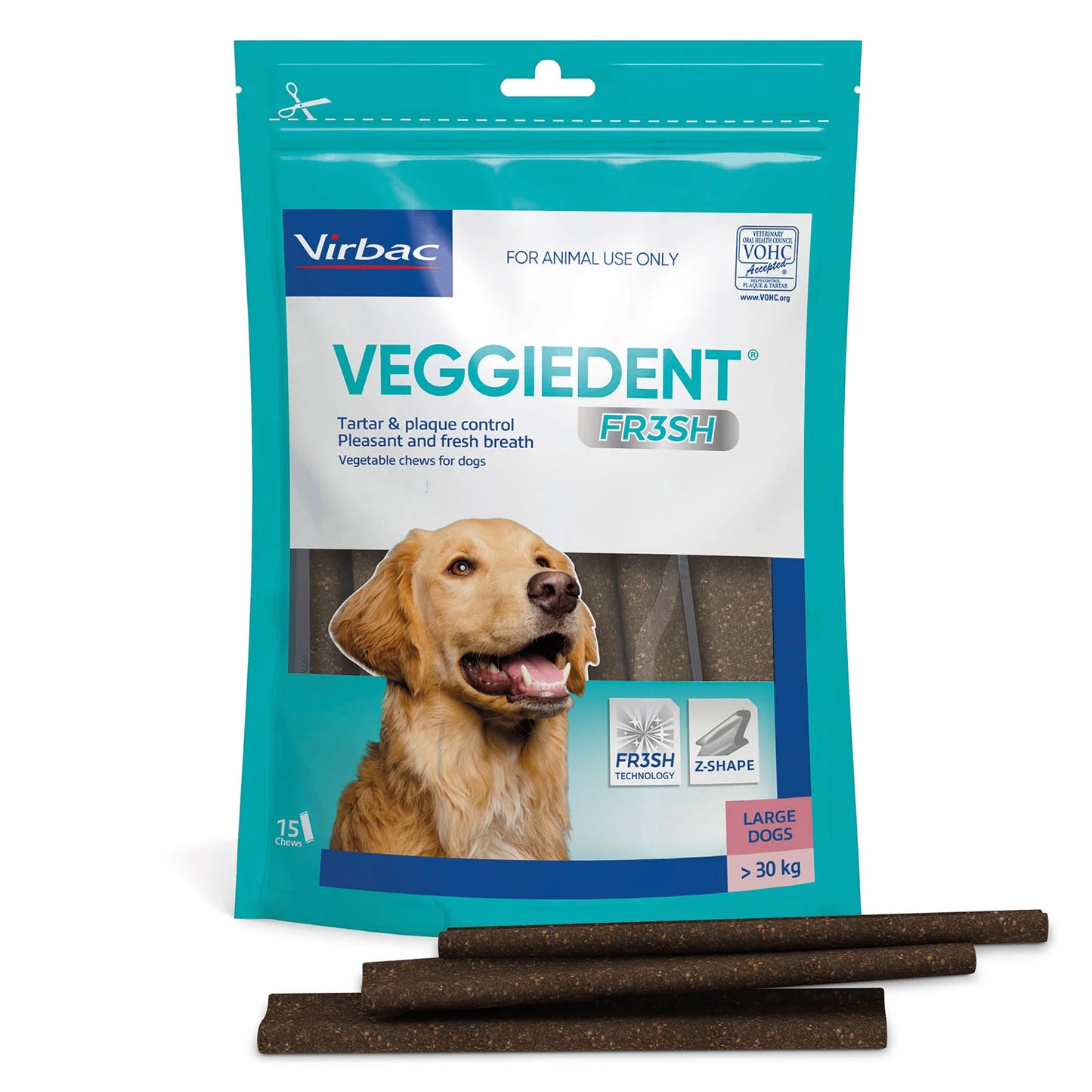 Veggiedent FR3SH Chews Large