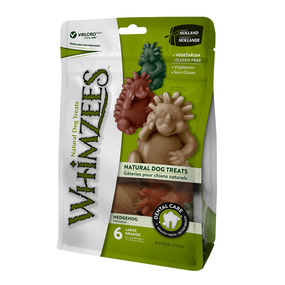 WHIMZEES Hedgehog Dental Dog Treats Large