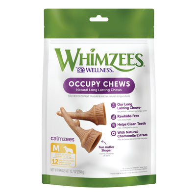 Whimzees Occupy Calmzees Antler Value Bag Dog Dental Treats Medium