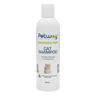 Petway Petcare Fragrance Free Cat Shampoo For Deep Cleansing And Degreasing For Cats