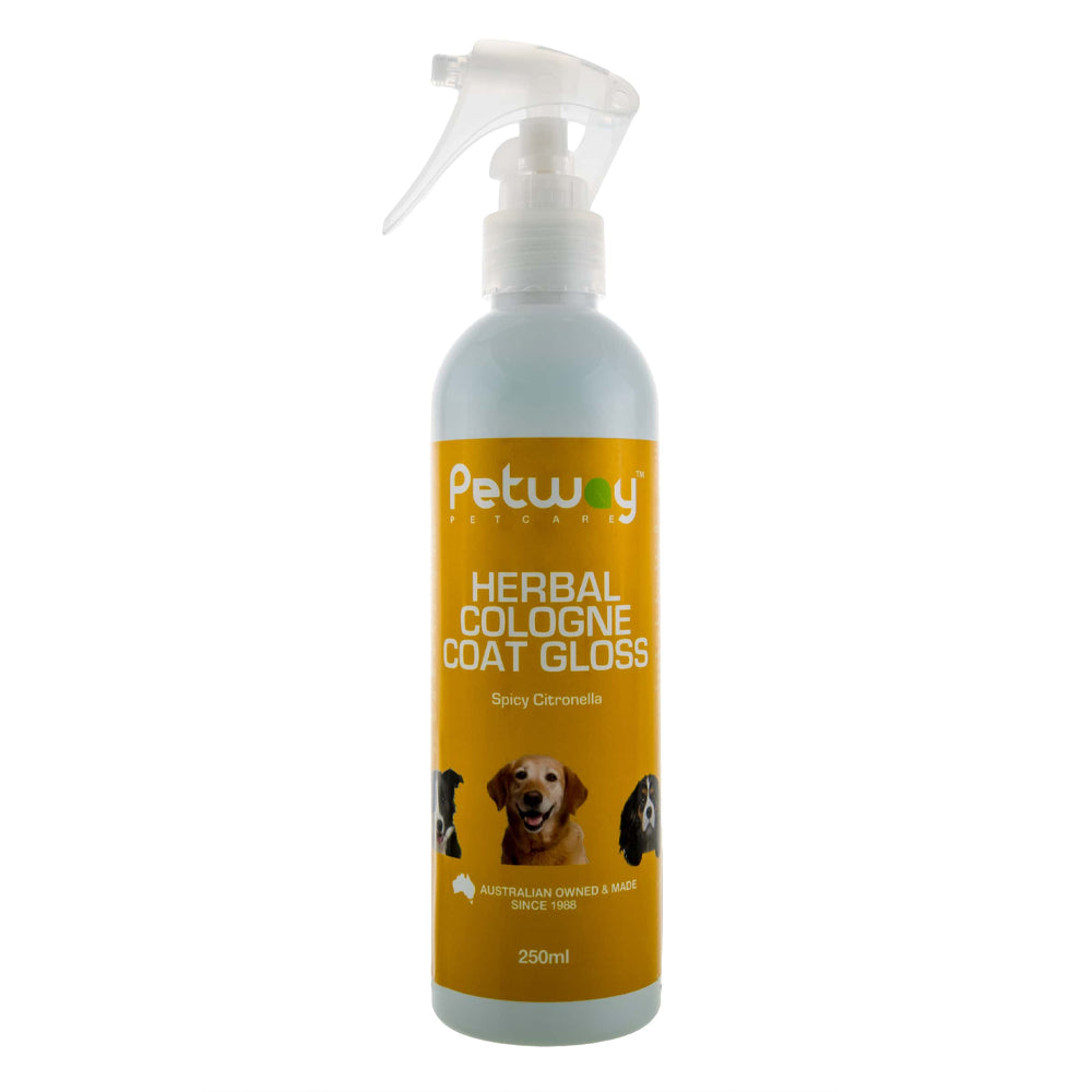 Petway Petcare Herbal Cologne Coat Gloss Spicy Citronella For Dogs