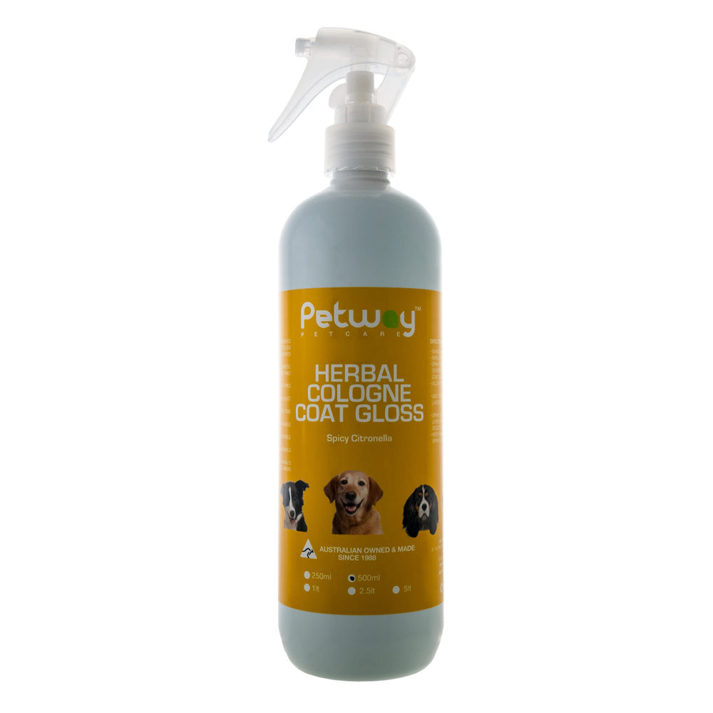 Petway Petcare Herbal Cologne Coat Gloss Spicy Citronella For Dogs