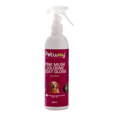 Petway Petcare Pink Musk Cologne Coat Gloss For Dogs