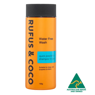 Rufus & Coco Water Free Wash Dry Shampoo  for Dogs, Cats, Puppies & Kittens