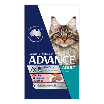 Advance Adult Chicken & Salmon Medley Wet Cat Food 85gm
