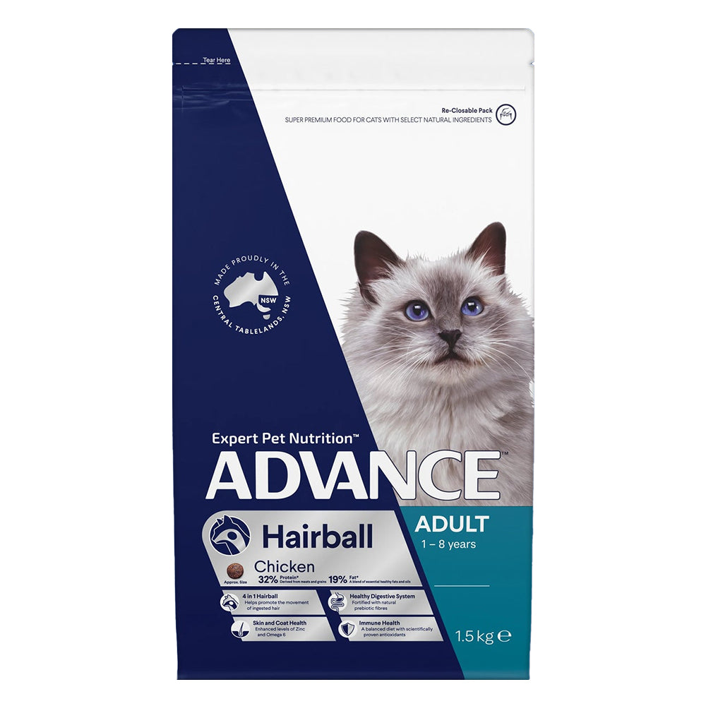 Advance Hairball Adult Chicken Dry Cat Food