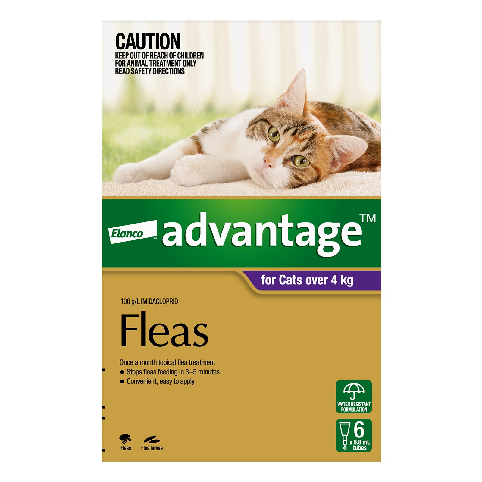 Advantage For Cats Over 4Kg (Purple)