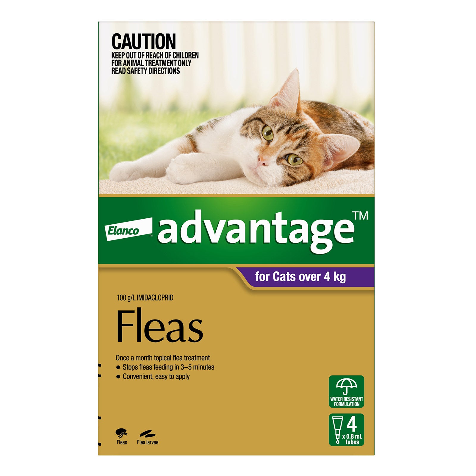 Advantage For Cats Over 4Kg (Purple)