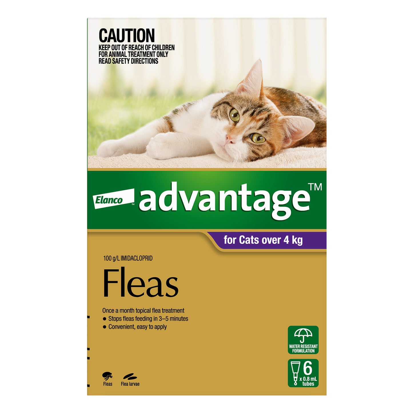 Advantage For Cats Over 4Kg (Purple)