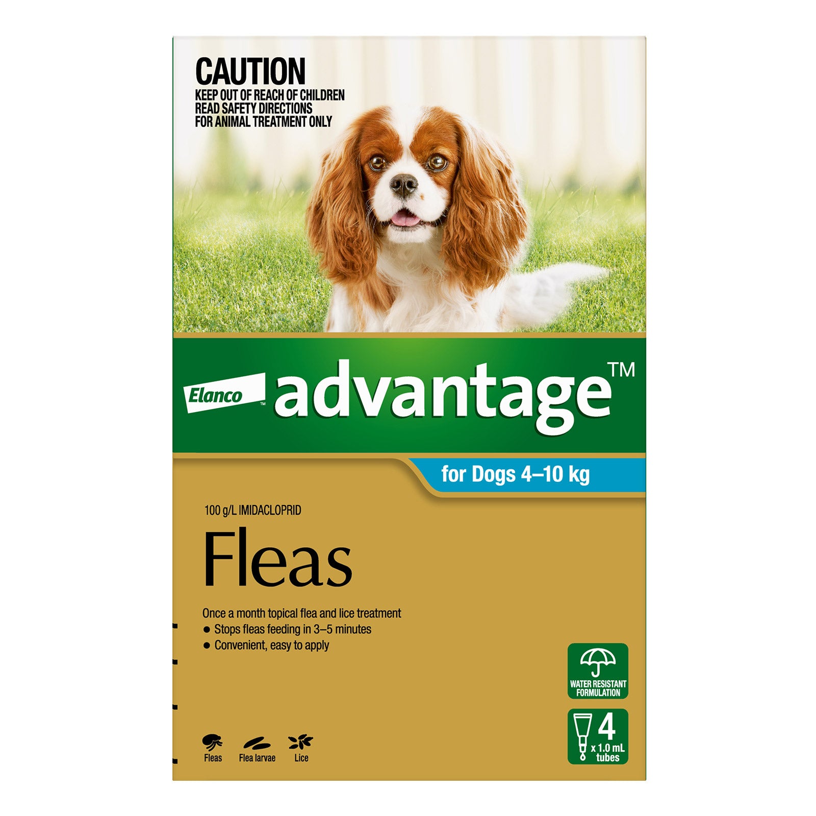 Advantage For Medium Dogs 4 To 10Kg (Aqua)