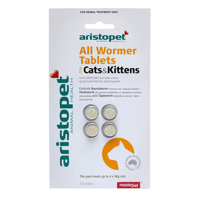 Aristopet All Wormer Tablets for Cats and Kittens For Cats/Kittens