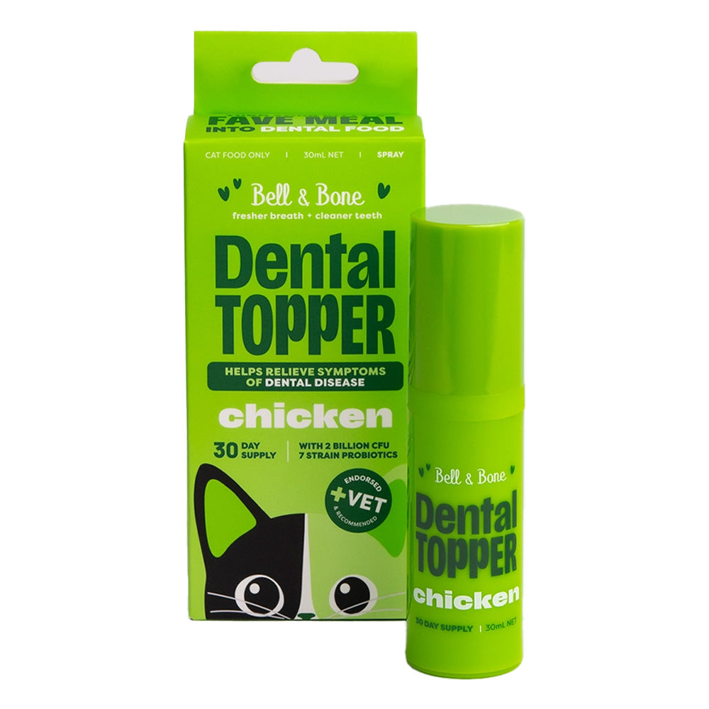 Bell & Bone Chicken Dental Topper Spray for Cats