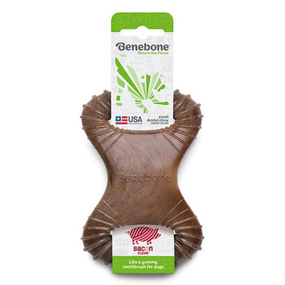 Benebone Dental Bacon Chew Toy for Puppy Small