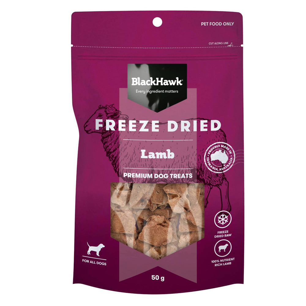 Black Hawk Freeze Dried Lamb Dog Treats