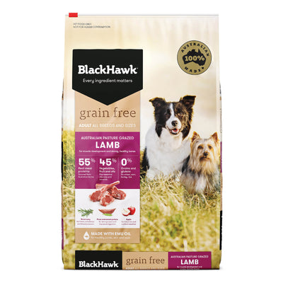 Black Hawk Grain Free Adult Lamb Dry Dog Food