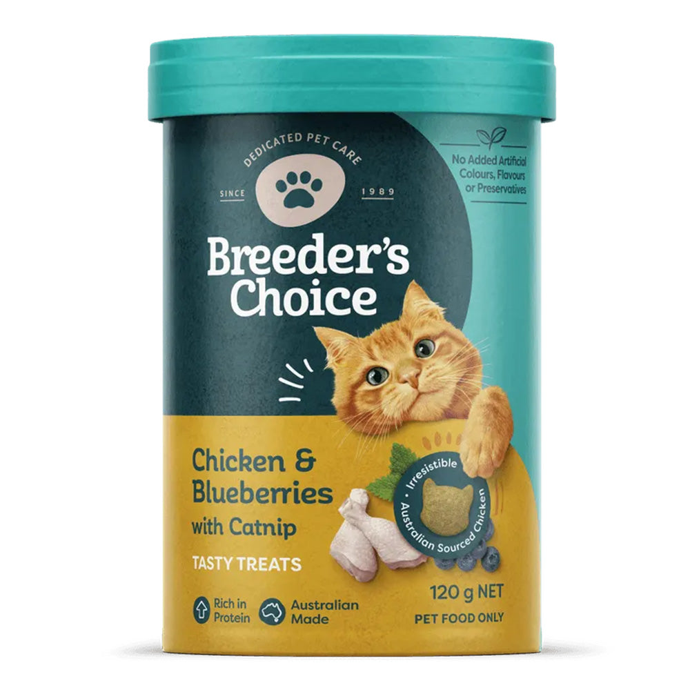 Breeder's Choice Chicken & Blueberries With Catnip Cat Treats
