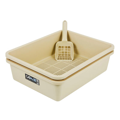 CATMATE Litter Tray + Scoop Beige