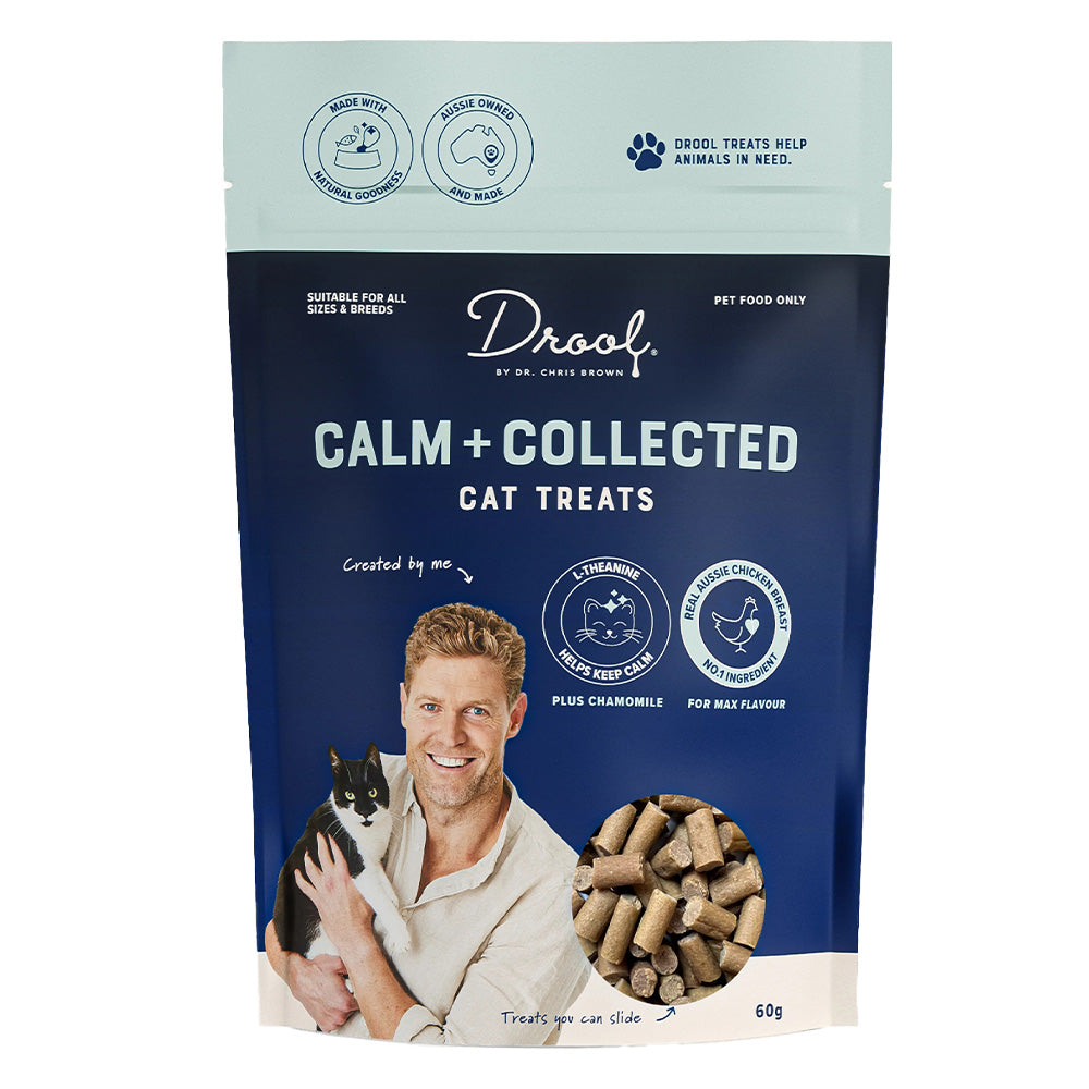 Drool by Dr. Chris Brown Calm + Collected Cat Treats