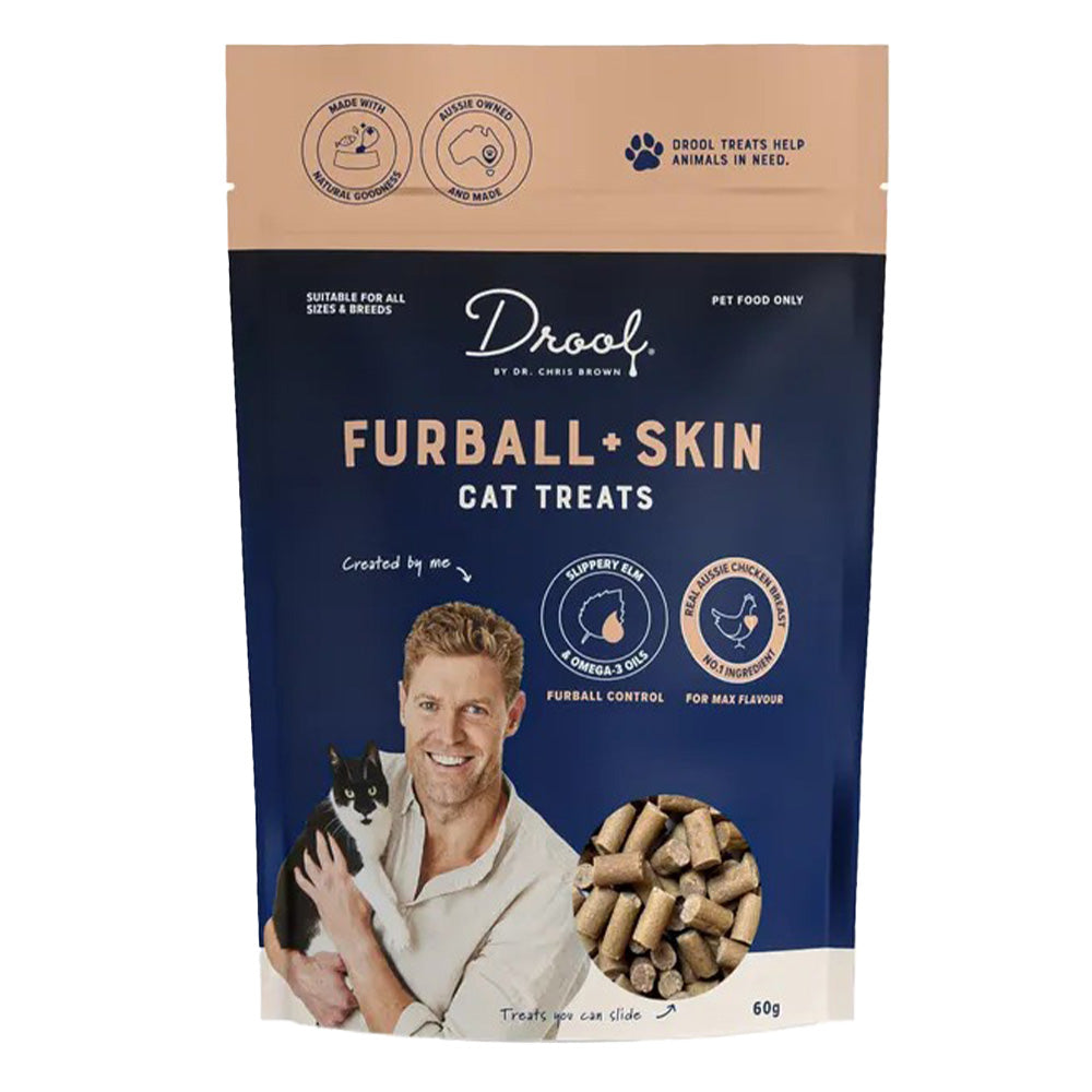 Drool by Dr. Chris Brown Furball + Skin Cat Treats